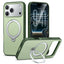 iPhone 18 Pro / 17 Pro EIDERWOOD Hybrid Plast Cover m. Roterende Kickstand - MagSafe Kompatibel - Grøn