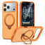 iPhone 18 Pro Max / 17 Pro Max EIDERWOOD Hybrid Plast Cover m. Roterende Kickstand - MagSafe Kompatibel - Orange