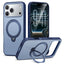 iPhone 18 Pro Max / 17 Pro Max EIDERWOOD Hybrid Plast Cover m. Roterende Kickstand - MagSafe Kompatibel - Blå