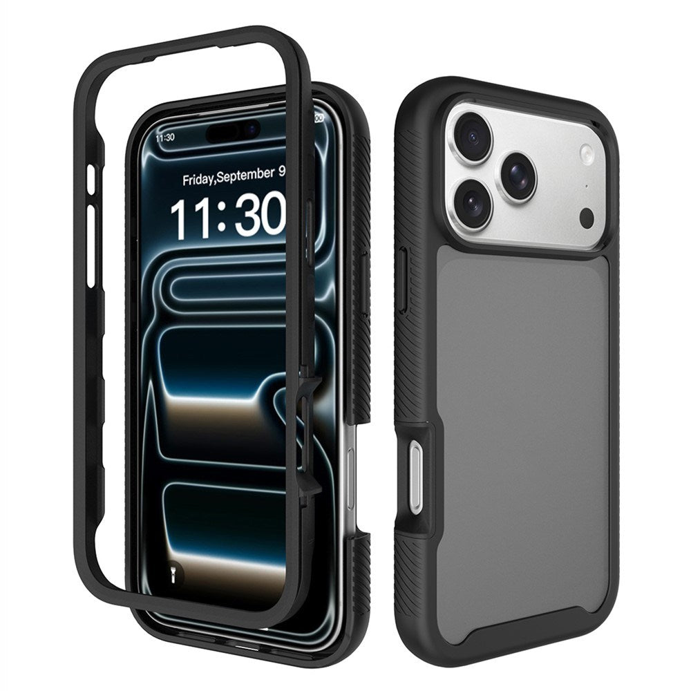 iPhone 18 Pro Max / 17 Pro Max EIDERWOOD Todelt Mat Hybrid Plast Cover - Sort