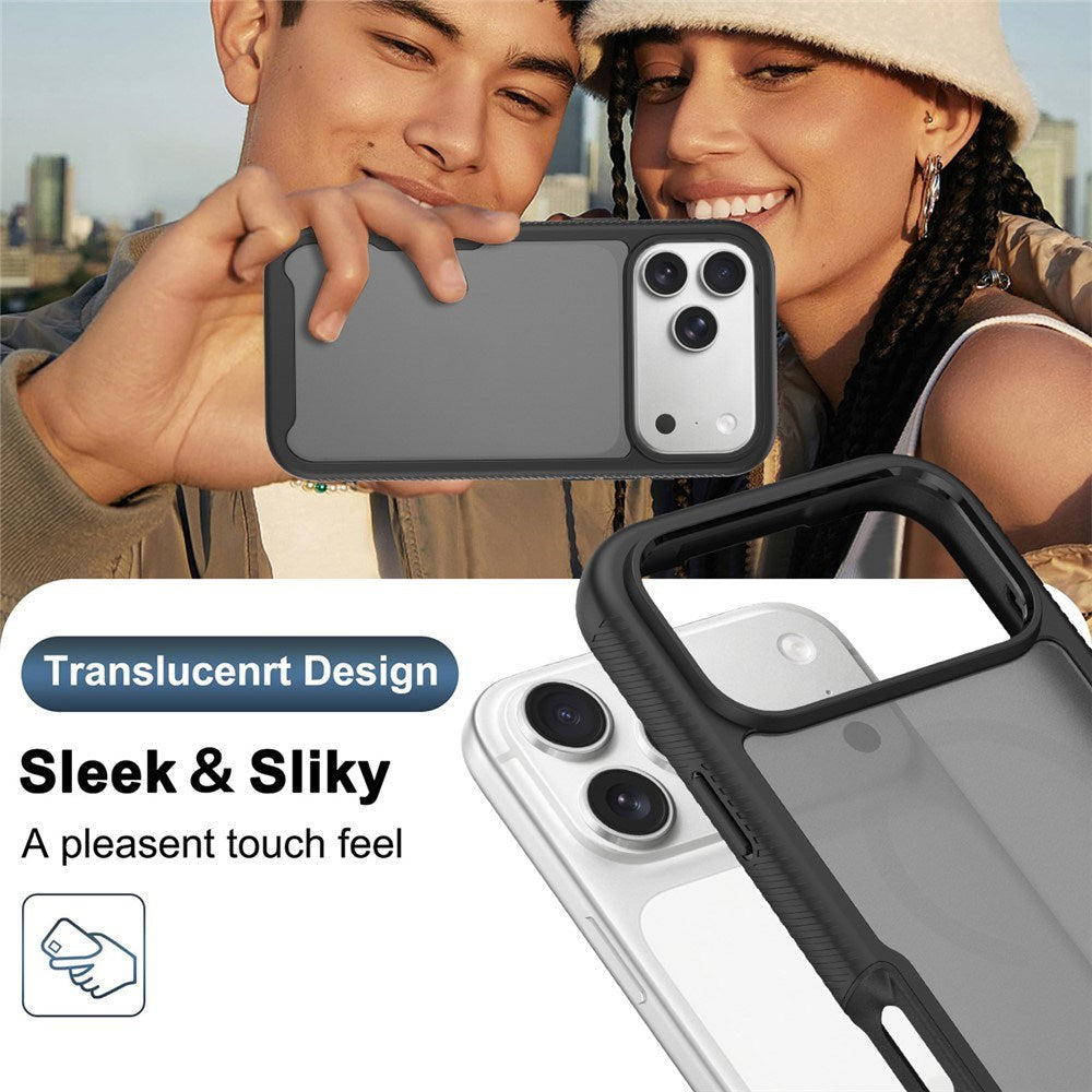iPhone 18 Pro Max / 17 Pro Max EIDERWOOD Todelt Mat Hybrid Plast Cover - Sort