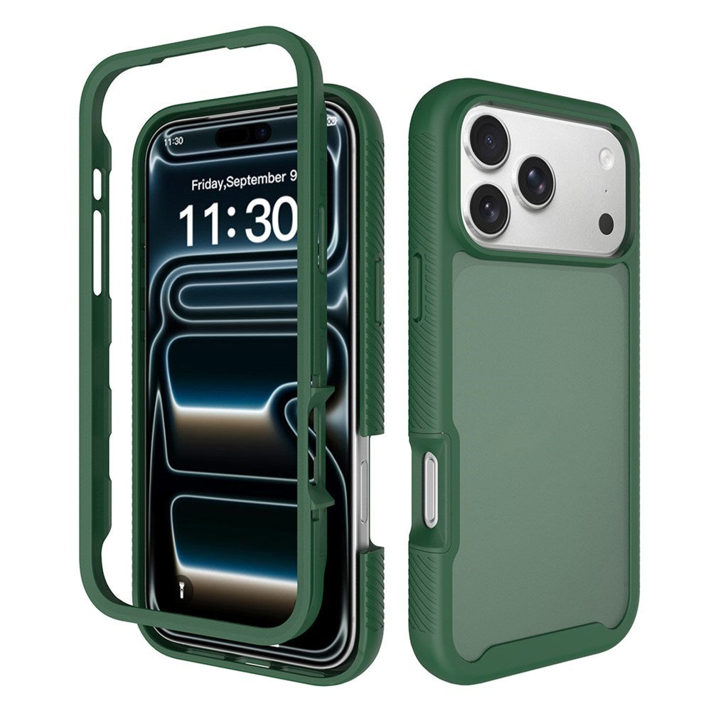 iPhone 18 Pro Max / 17 Pro Max EIDERWOOD Todelt Mat Hybrid Plast Cover - Grøn