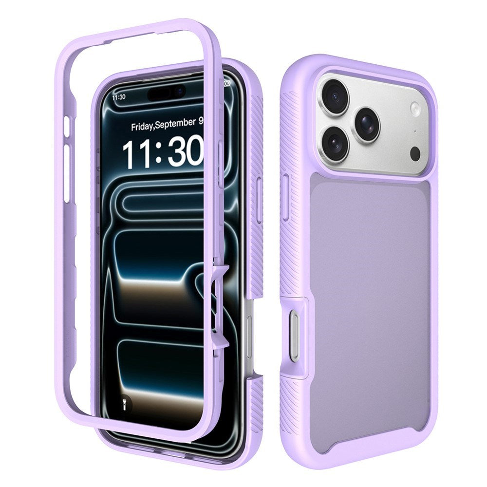 iPhone 18 Pro Max / 17 Pro Max EIDERWOOD Todelt Mat Hybrid Plast Cover - Lilla