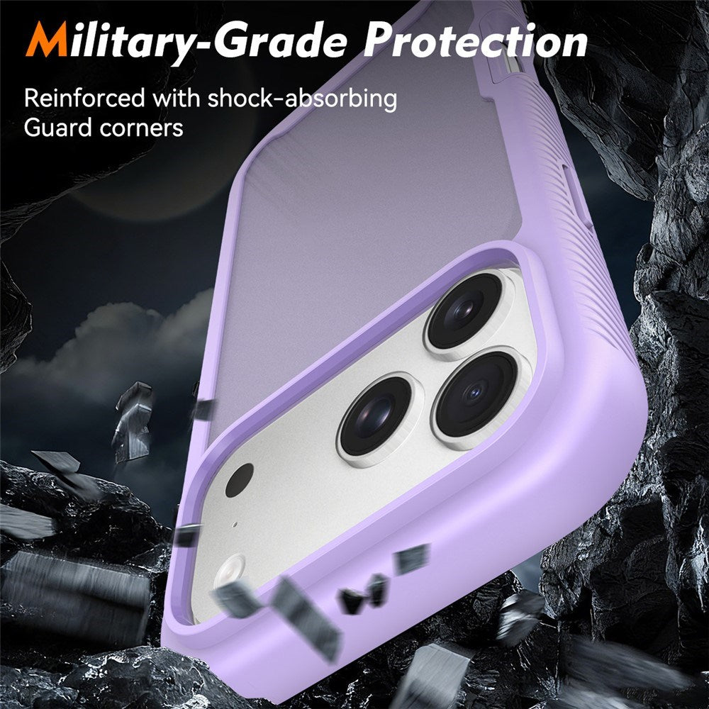 iPhone 18 Pro Max / 17 Pro Max EIDERWOOD Todelt Mat Hybrid Plast Cover - Lilla