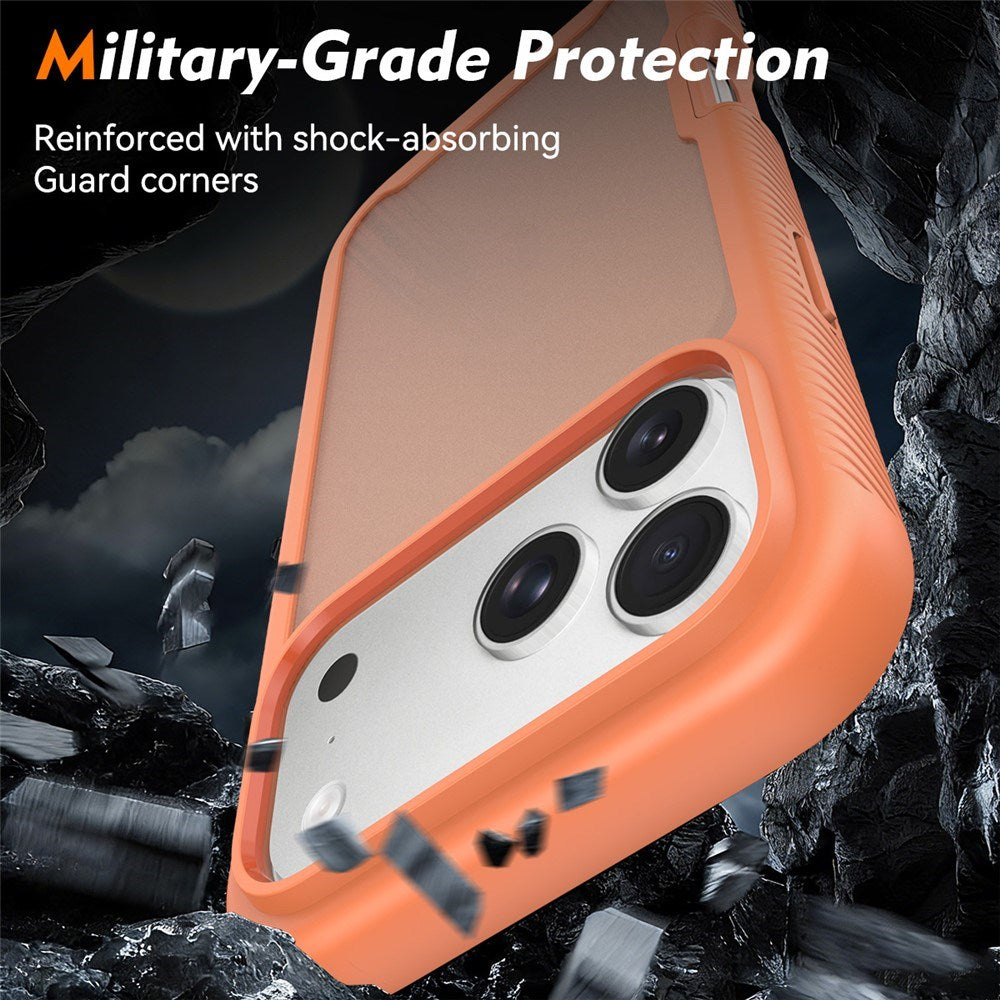 iPhone 18 Pro Max / 17 Pro Max EIDERWOOD Todelt Mat Hybrid Plast Cover - Orange