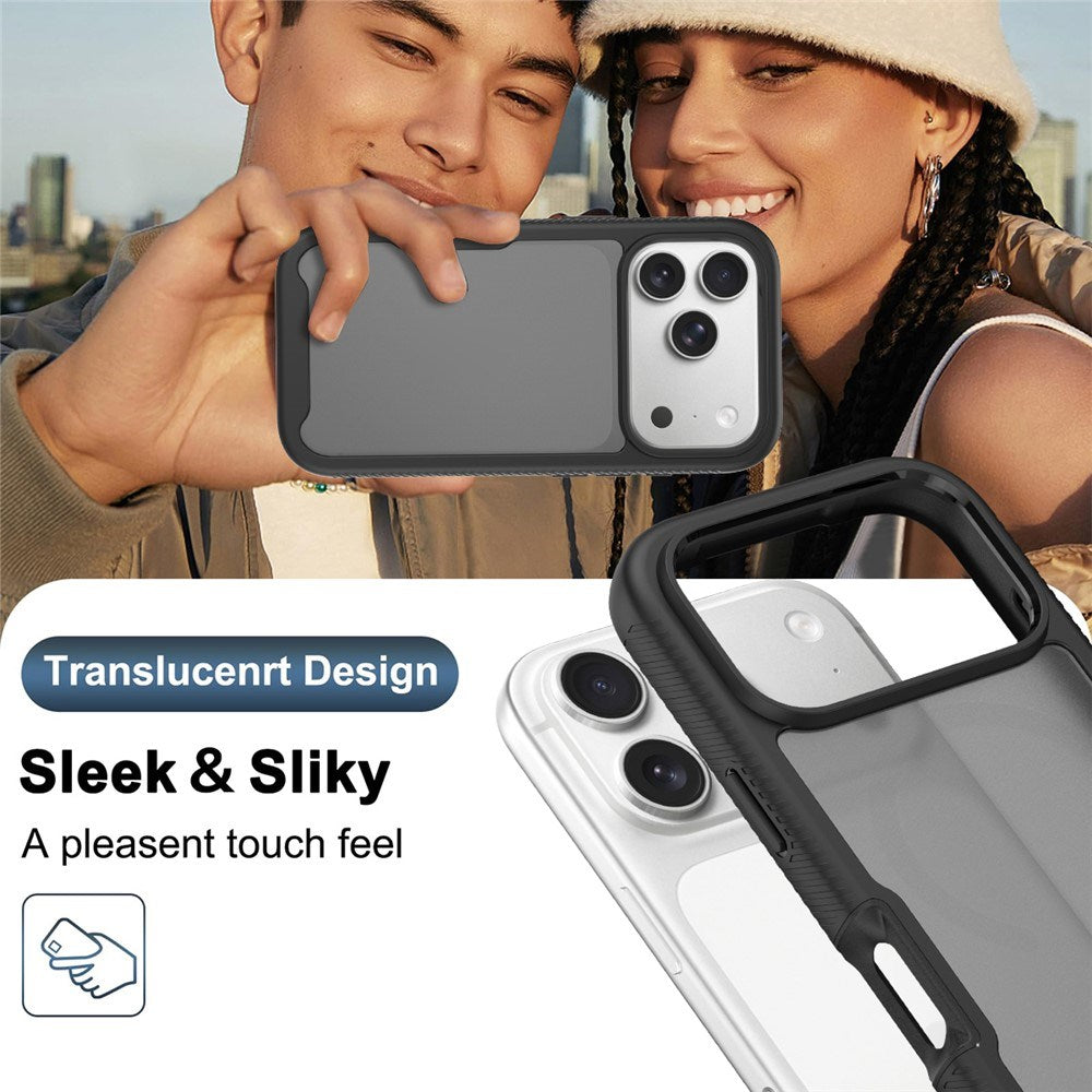 iPhone 18 Pro / 17 Pro EIDERWOOD Todelt Mat Hybrid Plast Cover - Sort