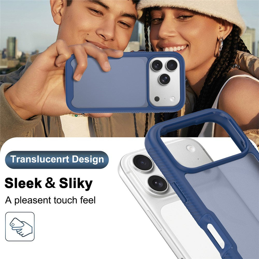 iPhone 18 Pro / 17 Pro EIDERWOOD Todelt Mat Hybrid Plast Cover - Blå