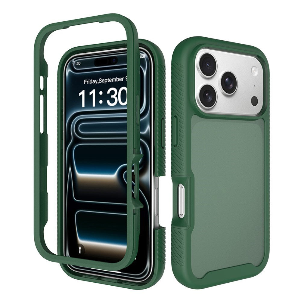 iPhone 18 Pro / 17 Pro EIDERWOOD Todelt Mat Hybrid Plast Cover - Grøn