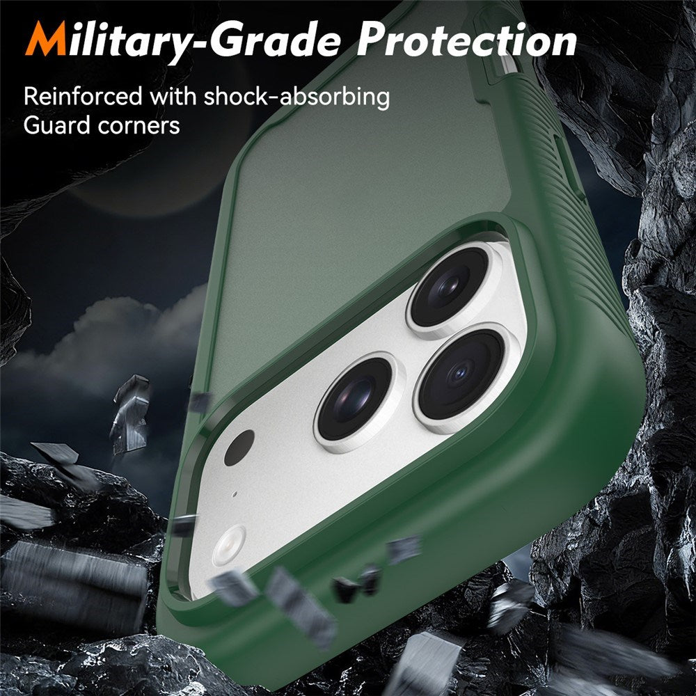 iPhone 18 Pro / 17 Pro EIDERWOOD Todelt Mat Hybrid Plast Cover - Grøn