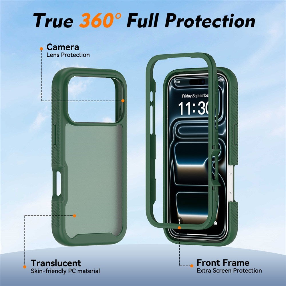 iPhone 18 Pro / 17 Pro EIDERWOOD Todelt Mat Hybrid Plast Cover - Grøn