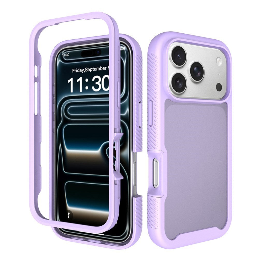 iPhone 18 Pro / 17 Pro EIDERWOOD Todelt Mat Hybrid Plast Cover - Lilla