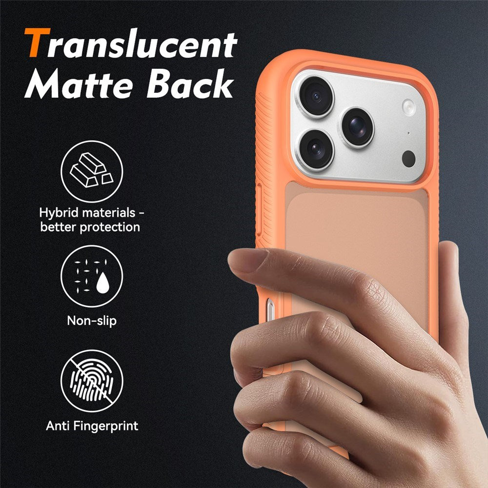 iPhone 18 Pro / 17 Pro EIDERWOOD Todelt Mat Hybrid Plast Cover - Orange