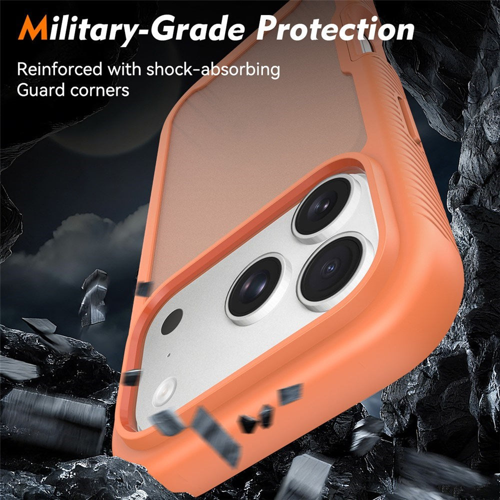 iPhone 18 Pro / 17 Pro EIDERWOOD Todelt Mat Hybrid Plast Cover - Orange