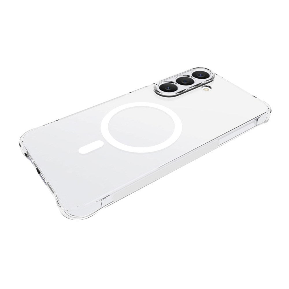 Samsung Galaxy S26 FE EIDERWOOD Fleksibelt Plastik Cover m. Forstærkede Hjørner - MagSafe Kompatibel - Gennemsigtig