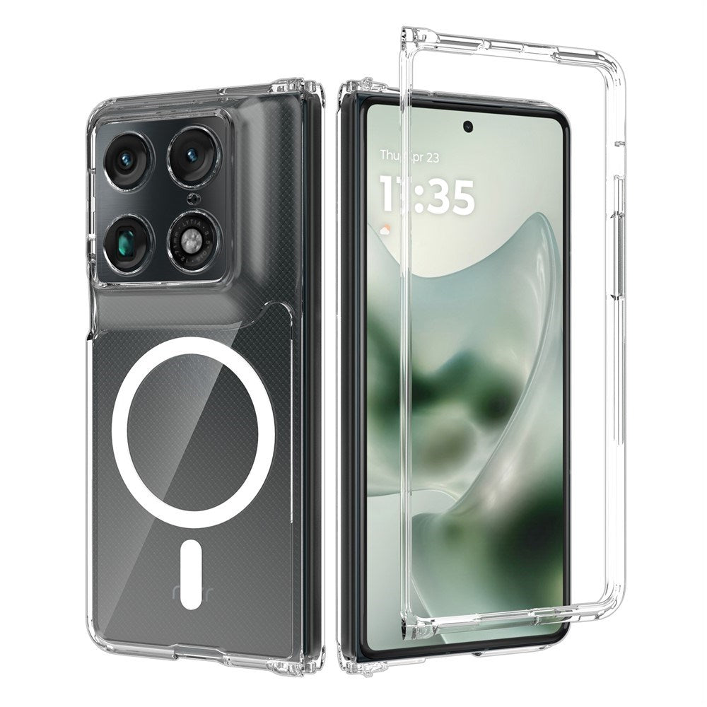 Motorola Razr Fold EIDERWOOD Hybrid Plastik Cover - MagSafe Kompatibel - Gennemsigtig