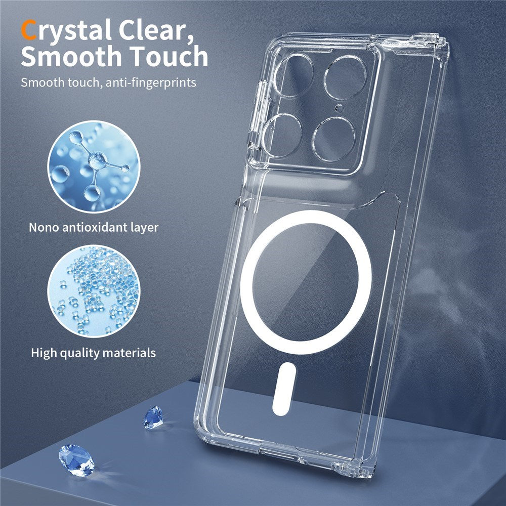 Motorola Razr Fold EIDERWOOD Hybrid Plastik Cover - MagSafe Kompatibel - Gennemsigtig
