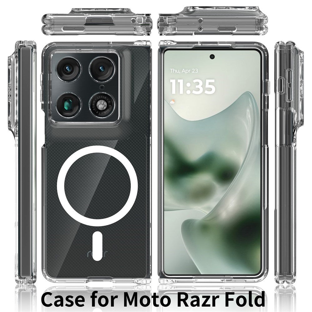 Motorola Razr Fold EIDERWOOD Hybrid Plastik Cover - MagSafe Kompatibel - Gennemsigtig