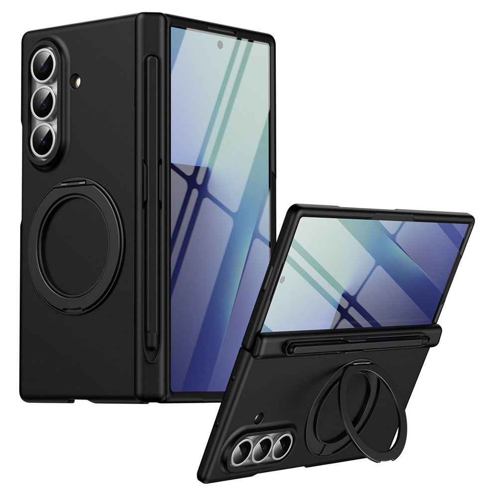 Samsung Galaxy Z Fold8 Ultra EIDERWOOD Cover m. Skærmbeskyttelse & Ståfunktion - Sort