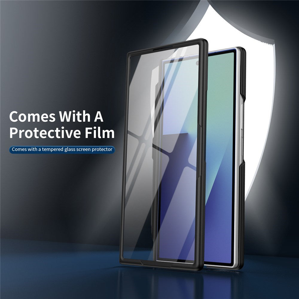 Samsung Galaxy Z Fold8 Ultra EIDERWOOD Cover m. Skærmbeskyttelse & Ståfunktion - Sort