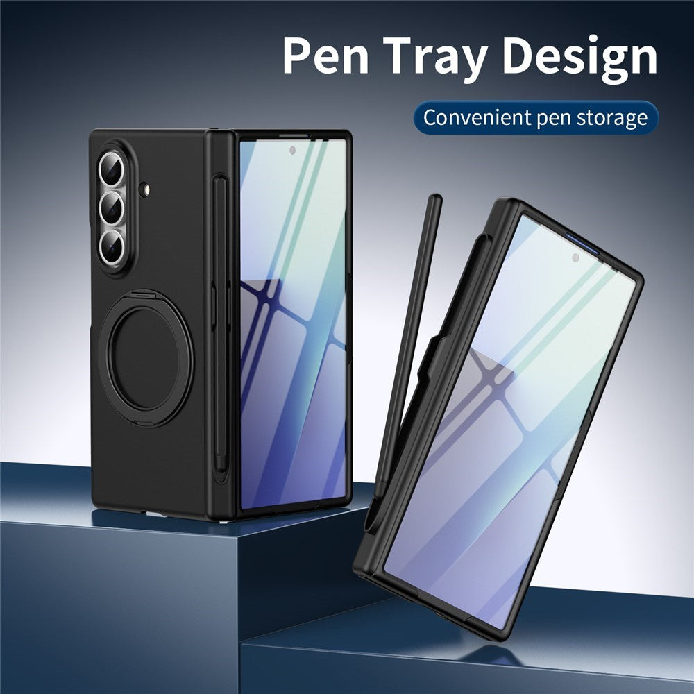 Samsung Galaxy Z Fold8 Ultra EIDERWOOD Cover m. Skærmbeskyttelse & Ståfunktion - Sort