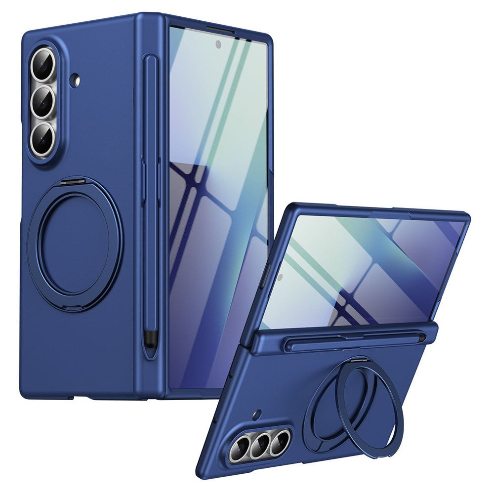 Samsung Galaxy Z Fold8 Ultra EIDERWOOD Cover m. Skærmbeskyttelse & Ståfunktion - Blå