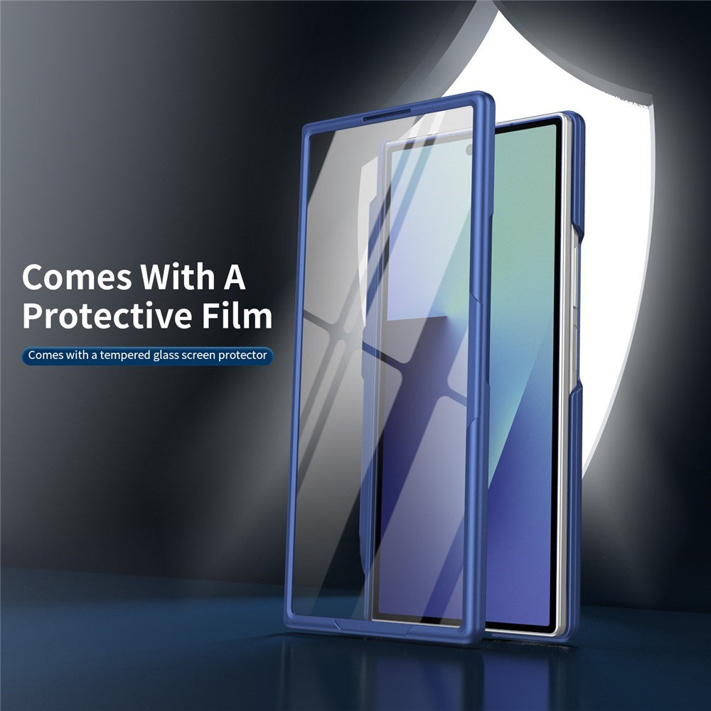 Samsung Galaxy Z Fold8 Ultra EIDERWOOD Cover m. Skærmbeskyttelse & Ståfunktion - Blå