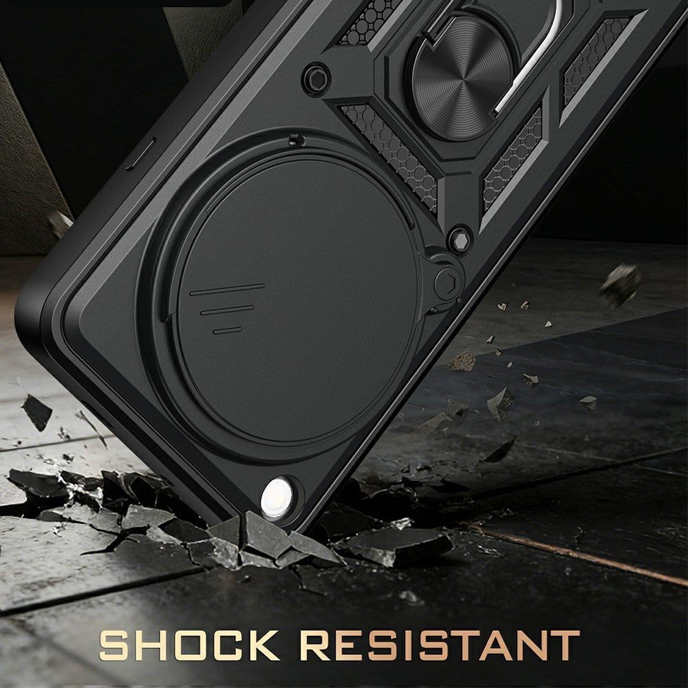OPPO Find X9 Ultra EIDERWOOD Håndværkercover m. 360° Roterbar Camslider & Kickstand - Sort