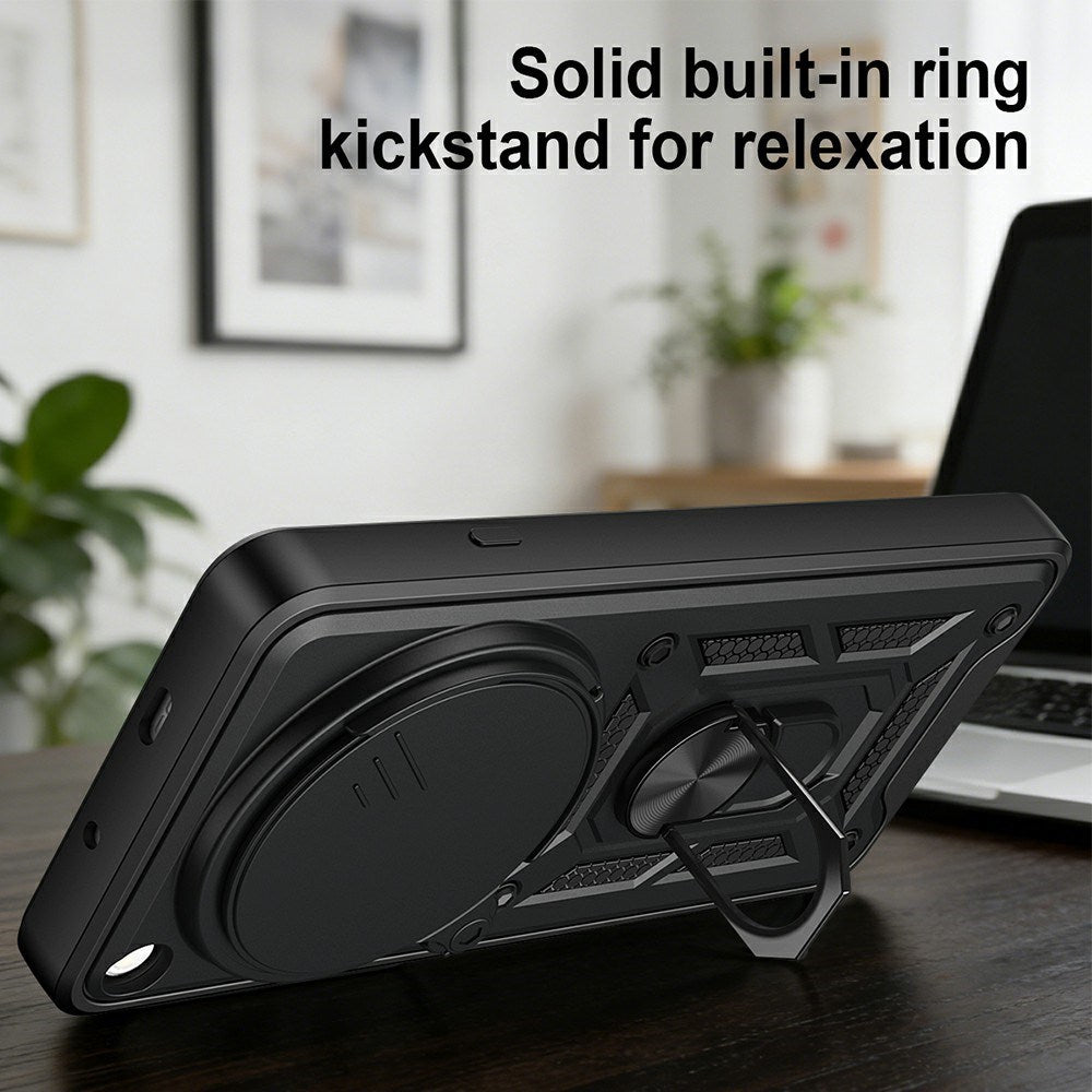 OPPO Find X9 Ultra EIDERWOOD Håndværkercover m. 360° Roterbar Camslider & Kickstand - Sort