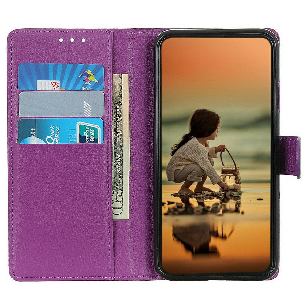 OPPO Find X9 Ultra EIDERWOOD Kunstlæder Flip Cover m. Kortholder & Ståfunktion - Lilla