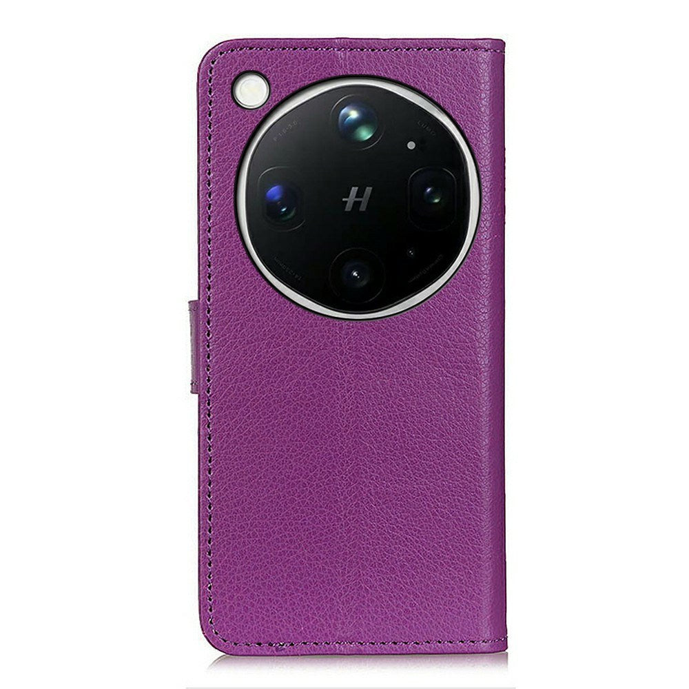 OPPO Find X9 Ultra EIDERWOOD Kunstlæder Flip Cover m. Kortholder & Ståfunktion - Lilla