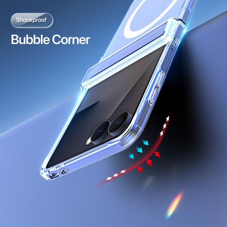Samsung Galaxy Z Flip8 DUX DUCIS Hybrid Cover - MagSafe Kompatibel - Gennemsigtig