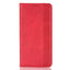 Realme C100 EIDERWOOD Kunstlæder Flip Cover m. Kortholder & Ståfunktion - Rød