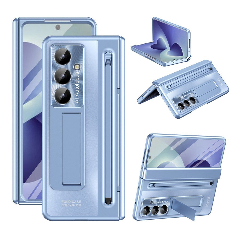 Samsung Galaxy Z Fold8 Ultra EIDERWOOD Cover m. Styluspen & Kickstand - Blå