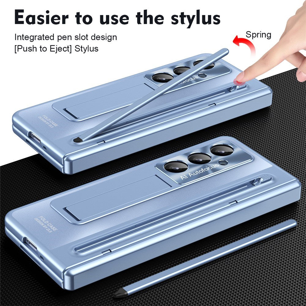 Samsung Galaxy Z Fold8 Ultra EIDERWOOD Cover m. Styluspen & Kickstand - Blå