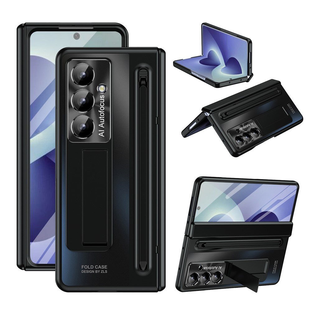 Samsung Galaxy Z Fold8 Ultra EIDERWOOD Cover m. Styluspen & Kickstand - Sort