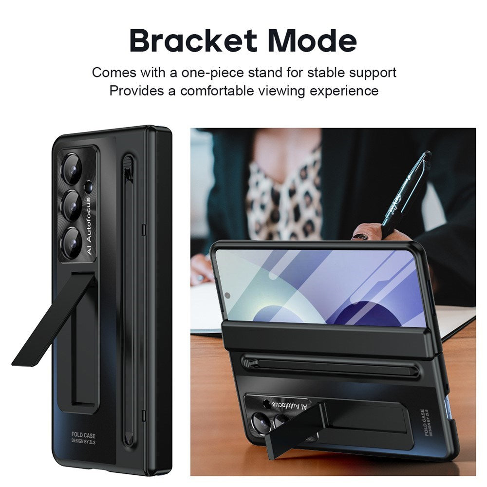 Samsung Galaxy Z Fold8 Ultra EIDERWOOD Cover m. Styluspen & Kickstand - Sort