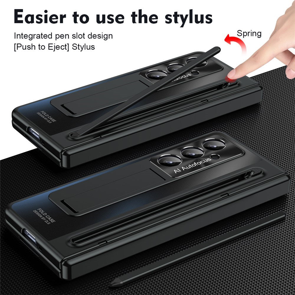 Samsung Galaxy Z Fold8 Ultra EIDERWOOD Cover m. Styluspen & Kickstand - Sort