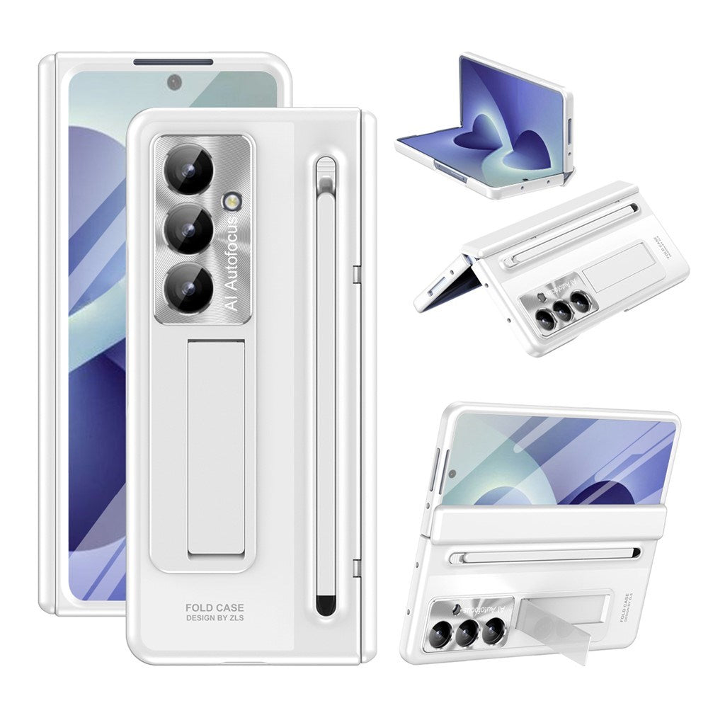 Samsung Galaxy Z Fold8 Ultra EIDERWOOD Cover m. Styluspen & Kickstand - Hvid