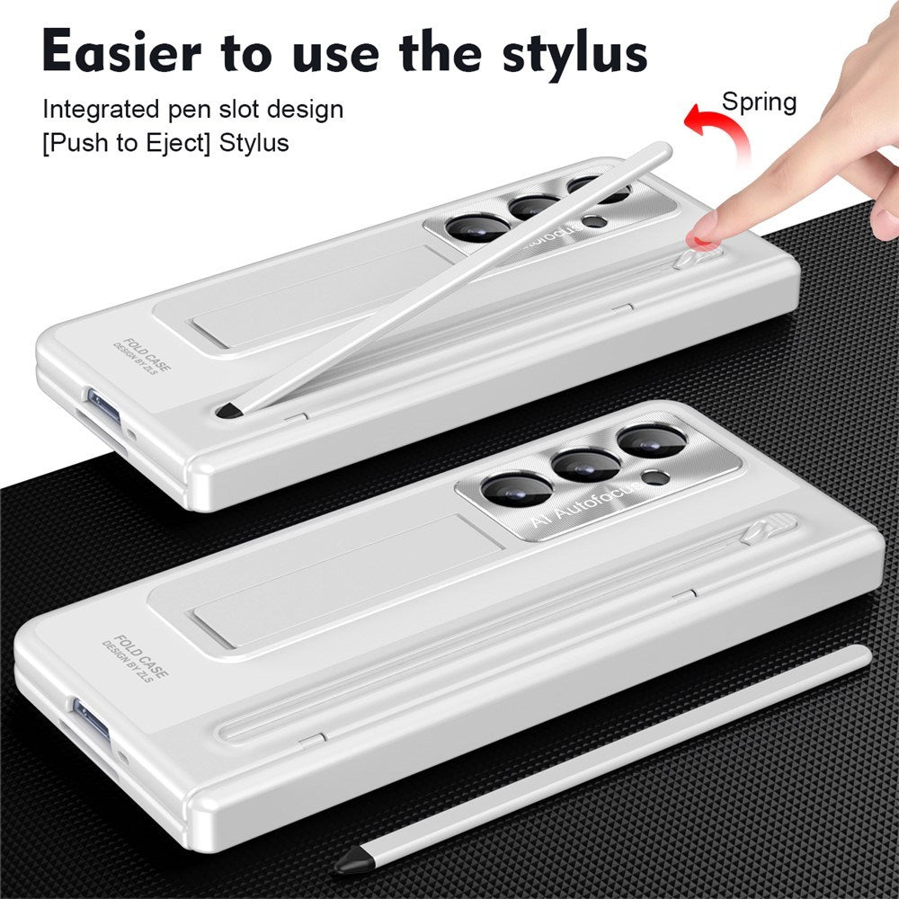Samsung Galaxy Z Fold8 Ultra EIDERWOOD Cover m. Styluspen & Kickstand - Hvid
