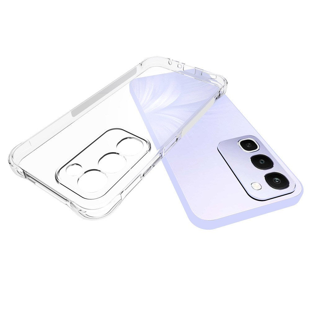 Realme C100 EIDERWOOD Fleksibelt Plast Cover m. Stødabsorberende Hjørner - Gennemsigtig