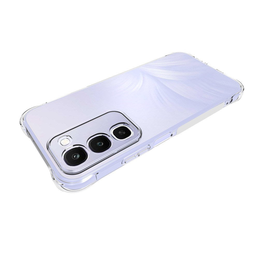 Realme C100 EIDERWOOD Fleksibelt Plast Cover m. Stødabsorberende Hjørner - Gennemsigtig