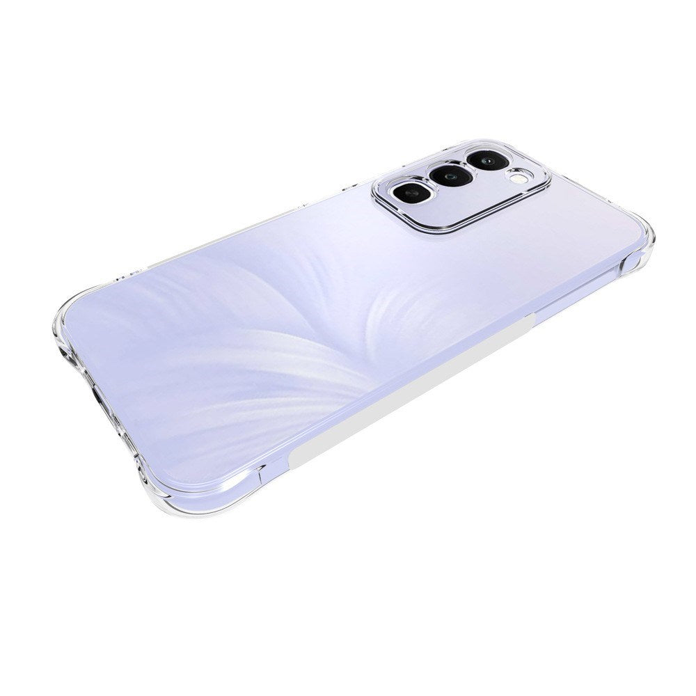 Realme C100 EIDERWOOD Fleksibelt Plast Cover m. Stødabsorberende Hjørner - Gennemsigtig