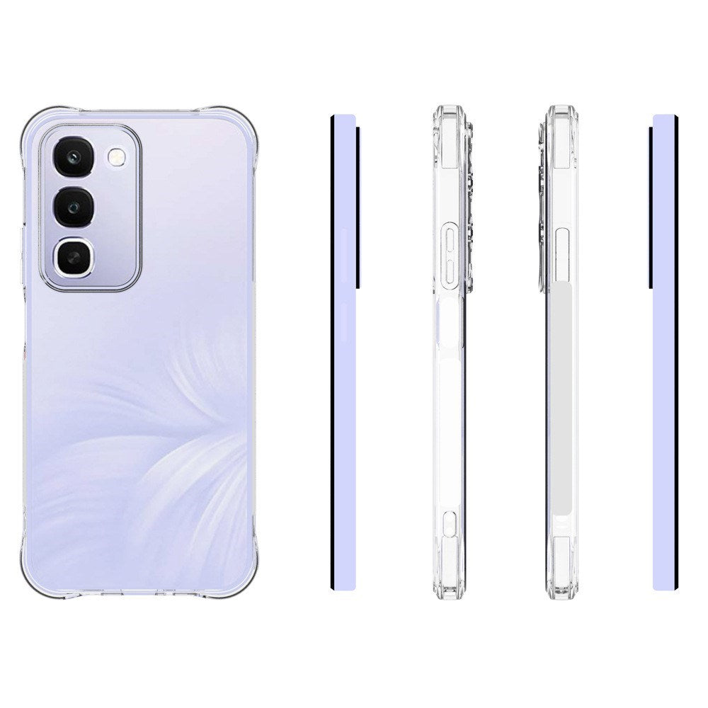 Realme C100 EIDERWOOD Fleksibelt Plast Cover m. Stødabsorberende Hjørner - Gennemsigtig