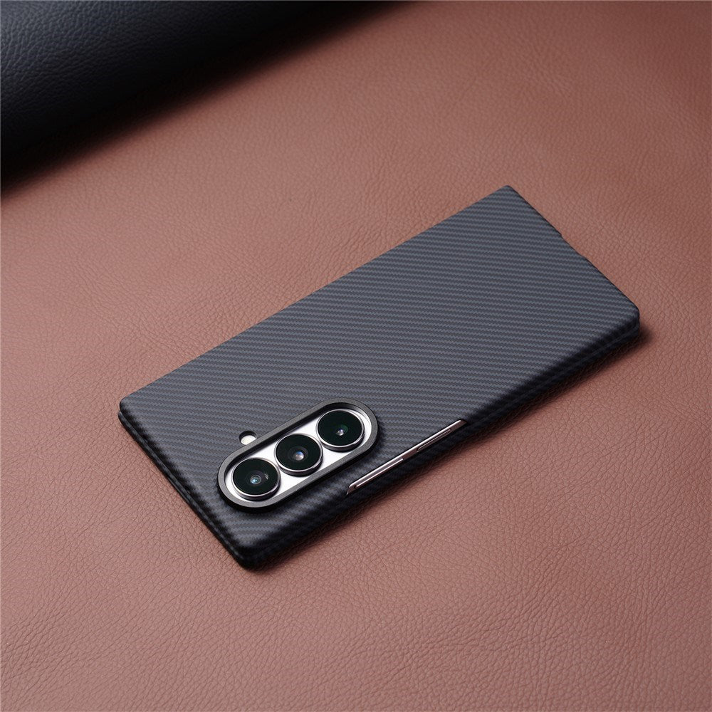 Samsung Galaxy Z Fold8 Hårdt Plast Carbon Cover - MagSafe Kompatibel - Sort