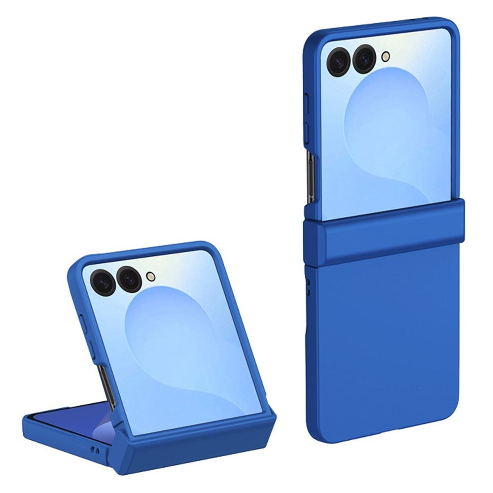 Samsung Galaxy Z Flip8 EIDERWOOD Hårdt Plastik Cover m. Hængsel - Blå
