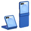 Samsung Galaxy Z Flip8 EIDERWOOD Hårdt Plastik Cover m. Hængsel - Blå