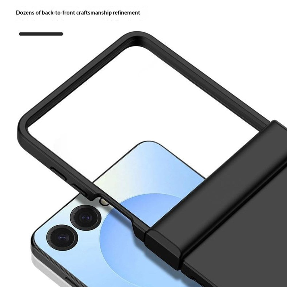 Samsung Galaxy Z Flip8 EIDERWOOD Hårdt Plastik Cover m. Hængsel - Blå