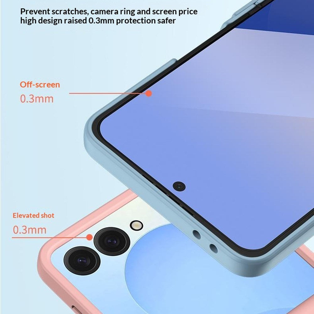Samsung Galaxy Z Flip8 EIDERWOOD Hårdt Plastik Cover m. Hængsel - Hvid