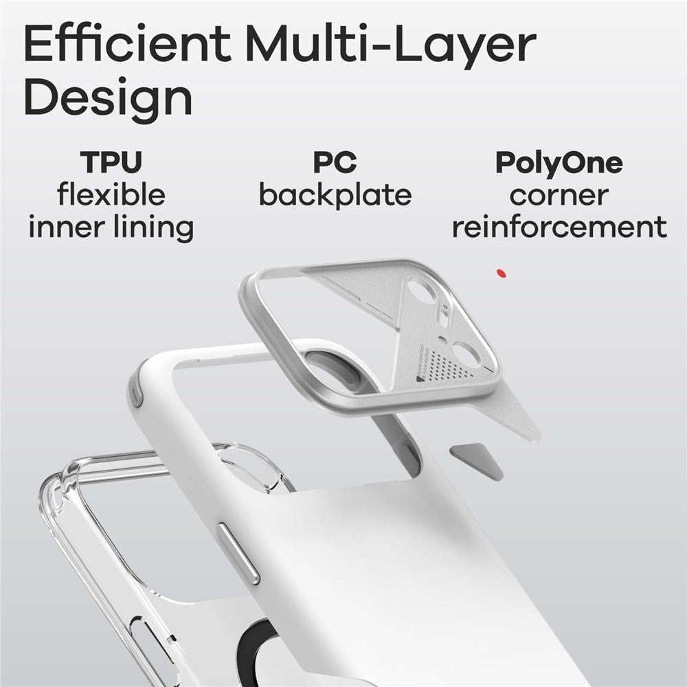 iPhone 17 Pro Max AULUMU Stødabsorberende Hybrid Cover - MagSafe Kompatibel - Sort