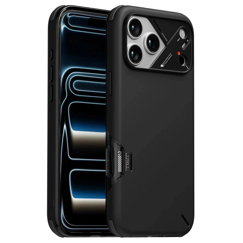 iPhone 17 Pro AULUMU Stødabsorberende Hybrid Cover - MagSafe Kompatibel - Sort
